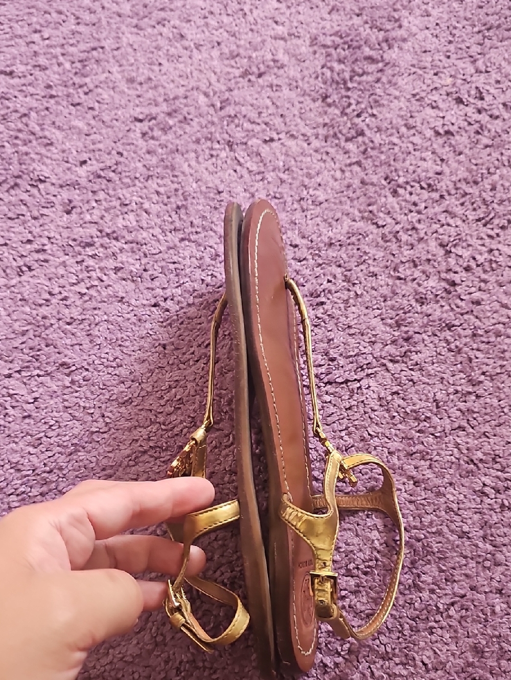 Tory Burch T-Strap Sandals - Picture 4 of 6